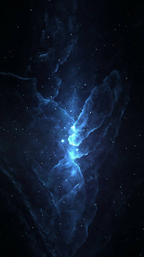 Google Pixel 4k Dark Space Clouds Wallpaper