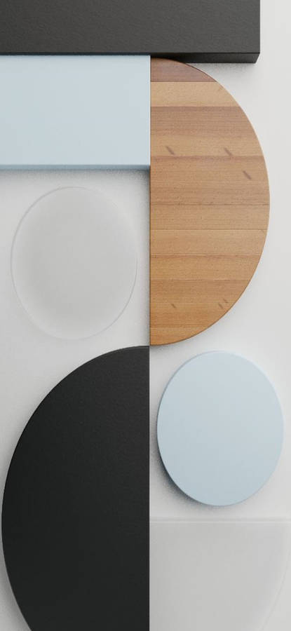 Google Pixel 5 Realistic Geometric Pattern Wallpaper