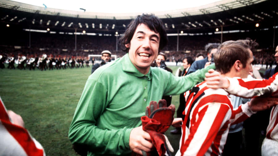 Gordon Banks At Wembley Stadium Wallpaper