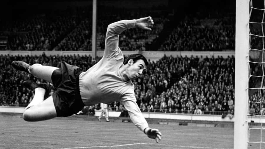 Gordon Banks Friendly Match Against Hungary 1965 Wallpaper