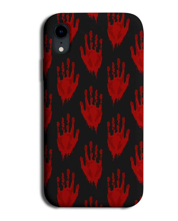 Gothic Bloody Hands Phone Wallpaper