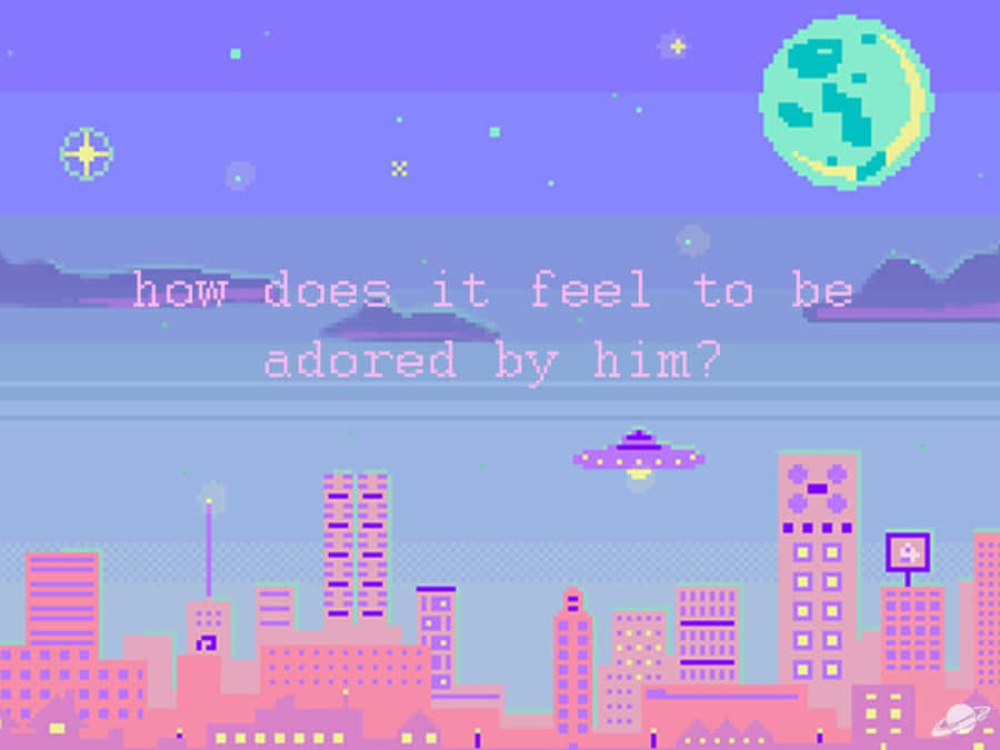 Gothic Pastel City Wallpaper