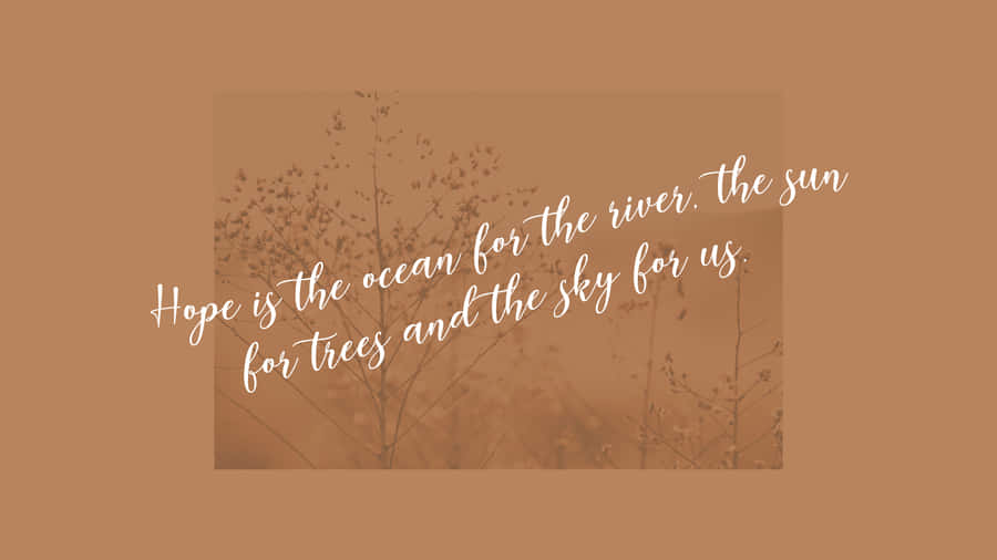 Graceful Blooms Of Hope Wallpaper