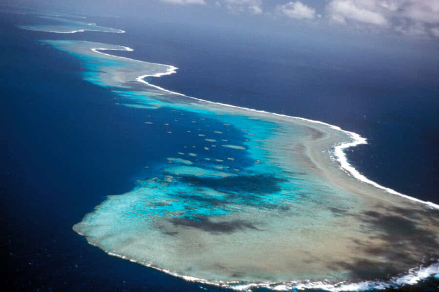 Great Barrier Reef Aerial View Wallpaper