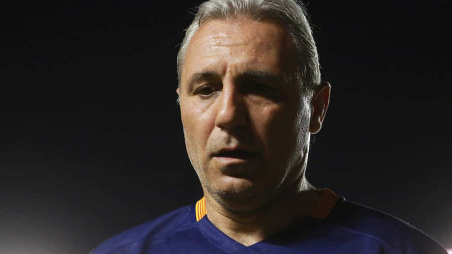 Great Footballer Hristo Stoichkov Wallpaper