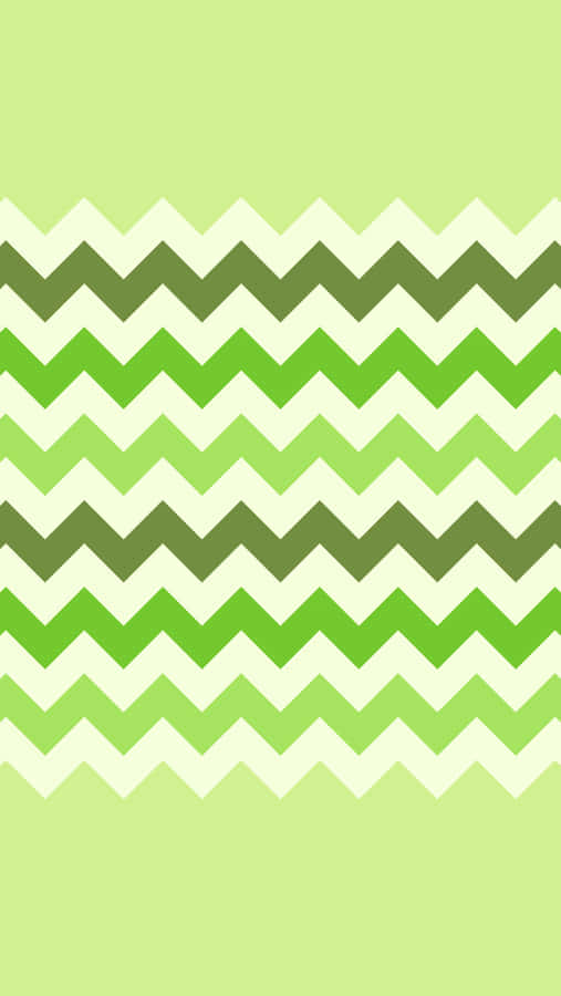Green Chevron Pattern Background Wallpaper