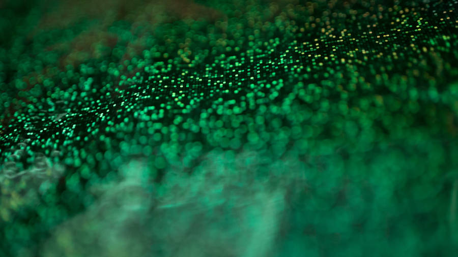 Green Holographic Paper Background Wallpaper