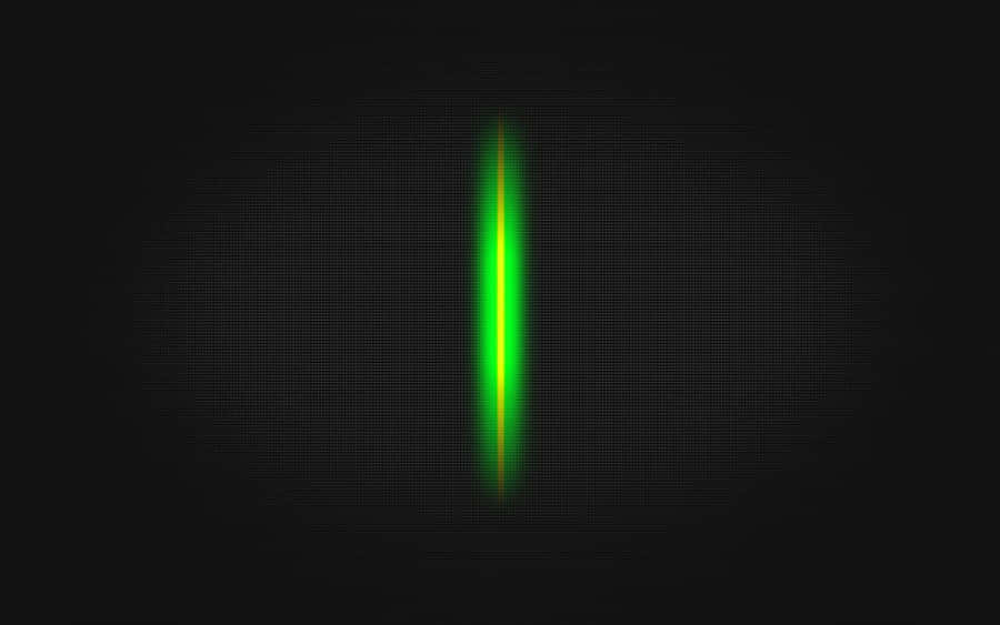Green Led Line Textured Black Background Wallpaper
