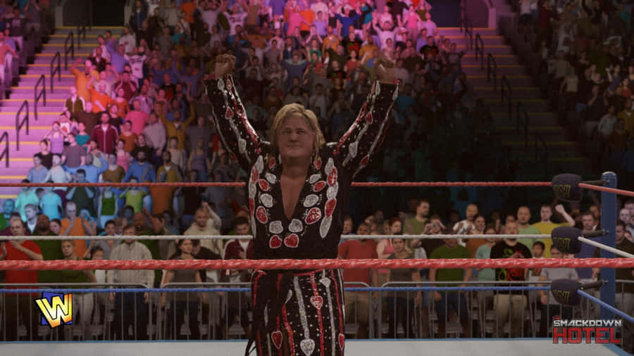 Greg Valentine Raising Hand Wallpaper