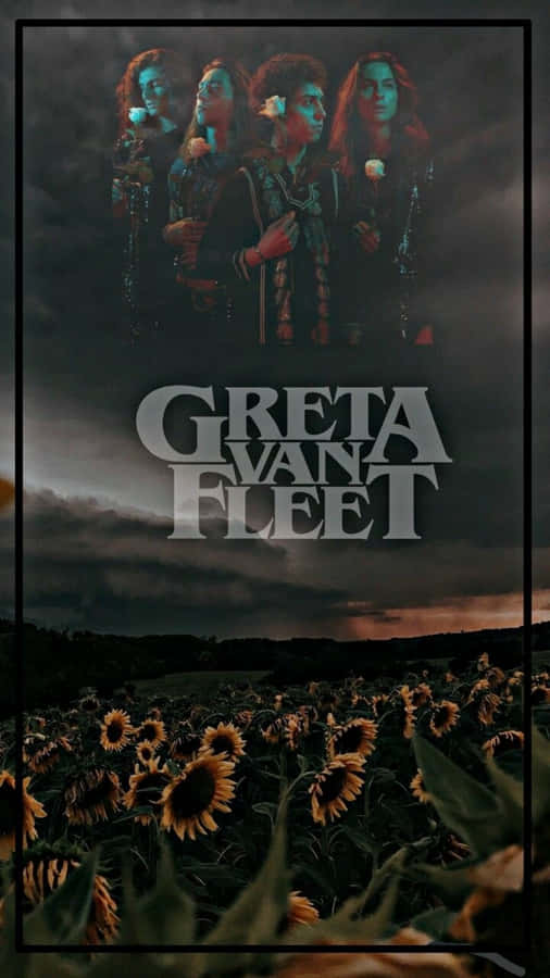 Greta Van Fleet Rock Band Sunflower Art Picture Wallpaper