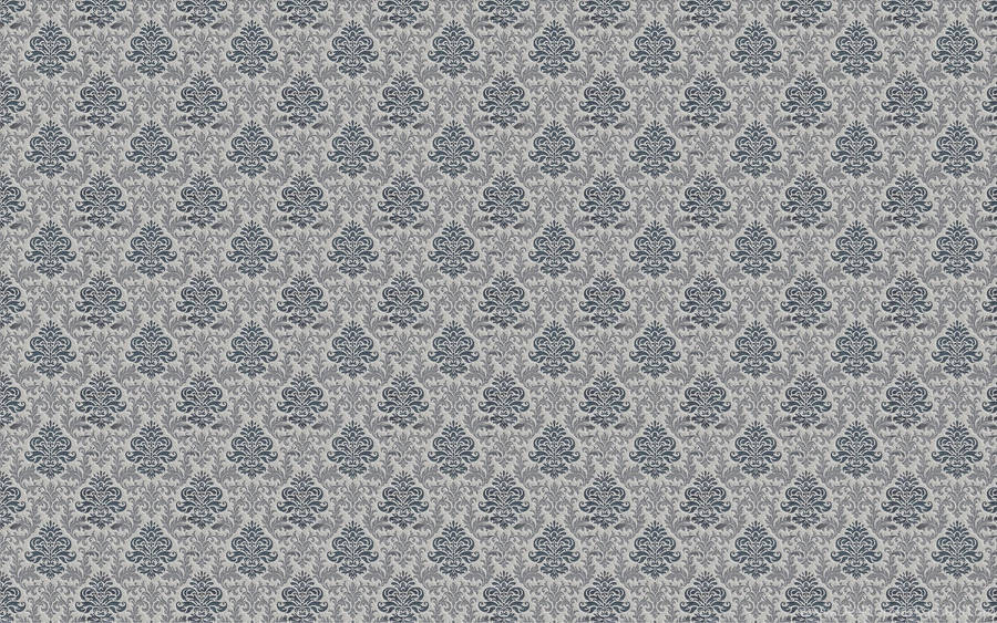 Grey Background With Regal Pattern Wallpaper