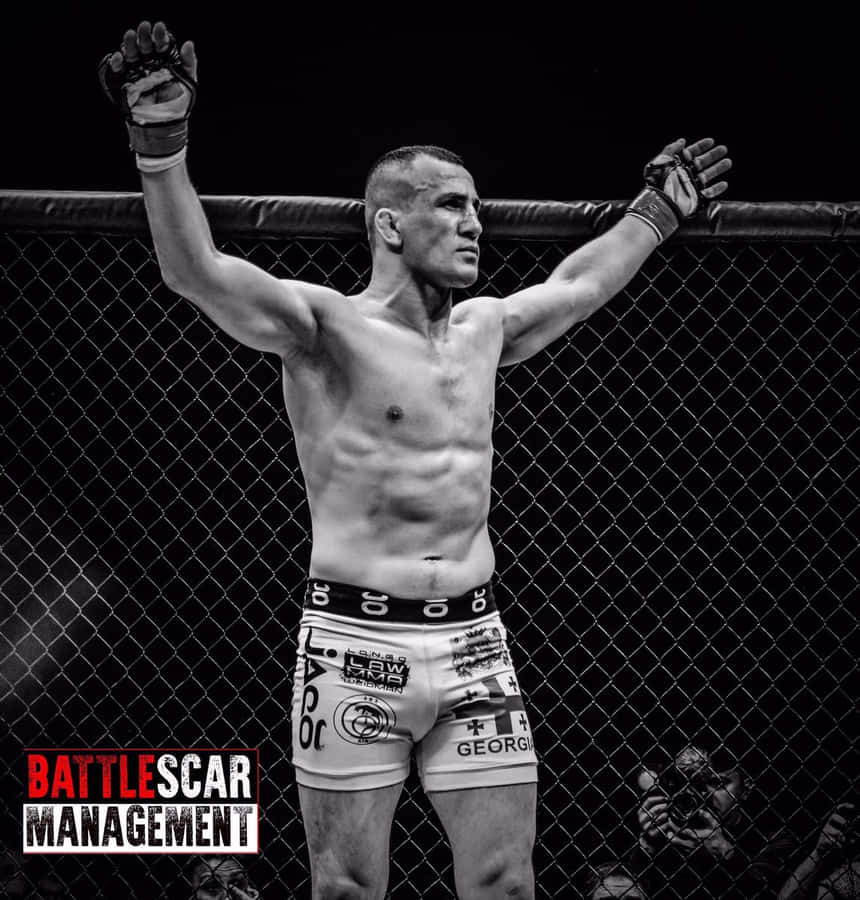 Greyscale Merab Dvalishvili Wallpaper