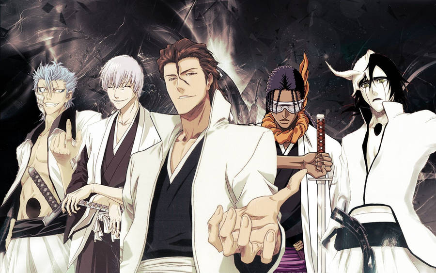Grimmjow Gin Aizen Tosen Ulquiorra Wallpaper