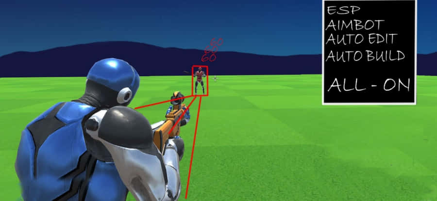 Grind It Out On The 1v1lol Fields Wallpaper