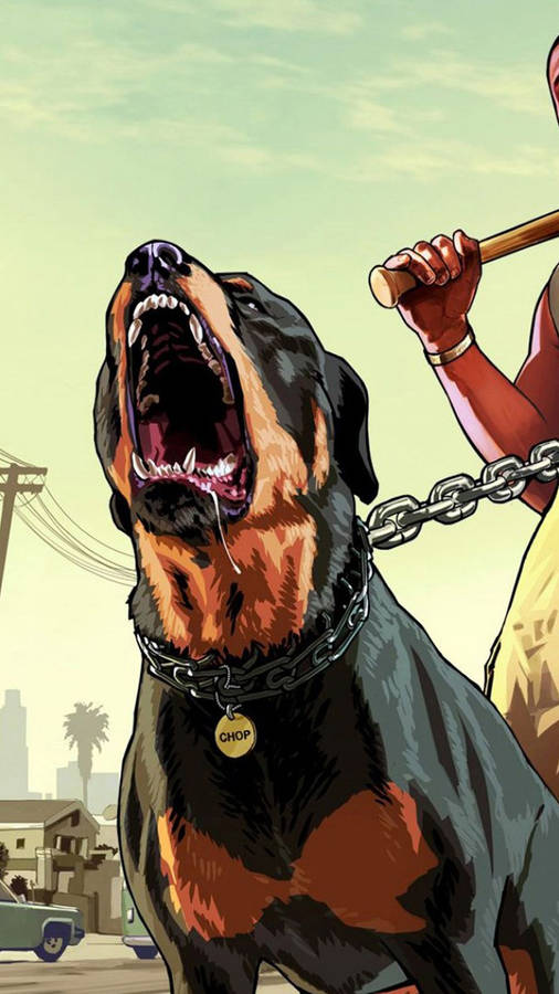 Gta Iphone Chop Wallpaper