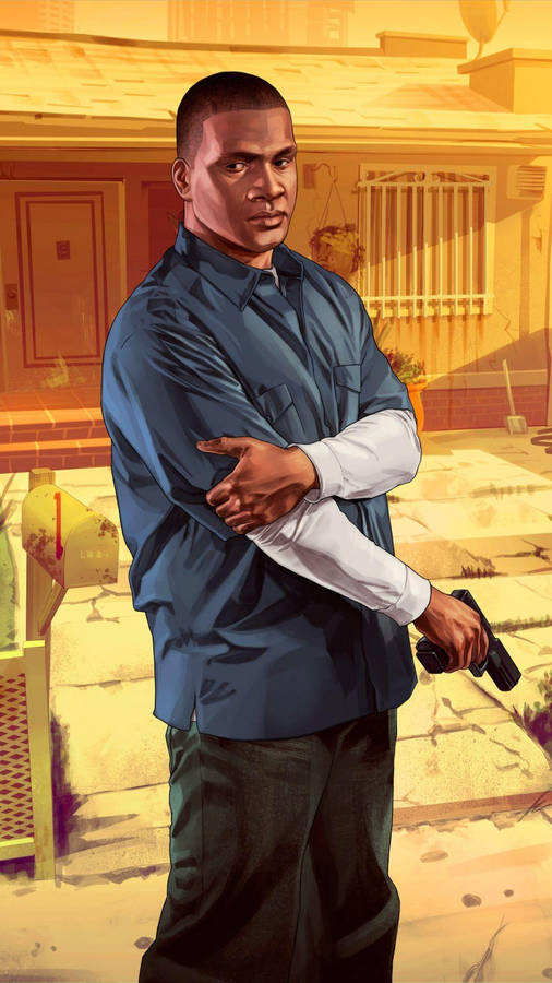 Gta Iphone Frank Artwork Wallpaper