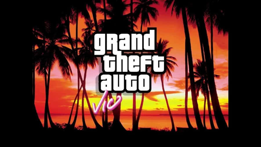 Gta Vc Sunset Silhouette Wallpaper