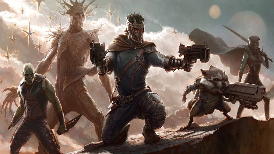 Guardians Of The Galaxy Cool Vintage Wallpaper