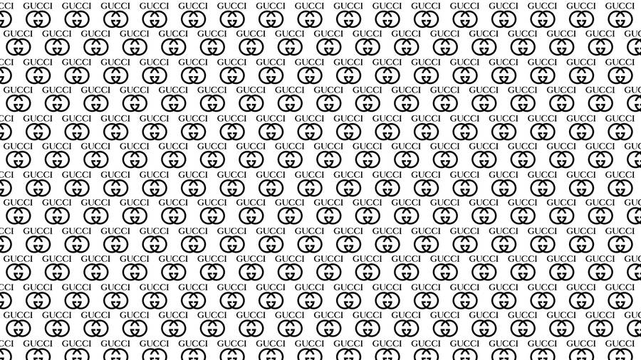 Gucci Logo Pattern Wallpaper Wallpaper