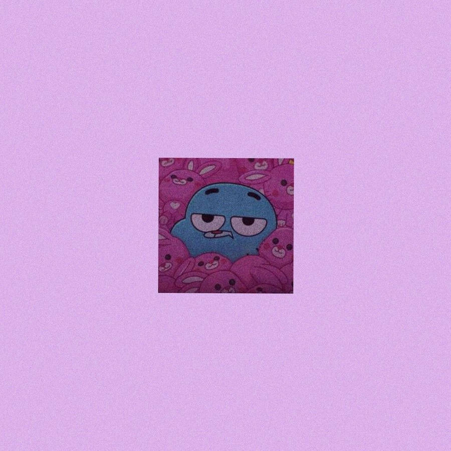 Gumball Purple Minimalist Aesthetic Wallpaper