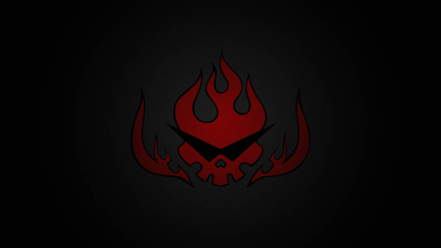 Gurren Lagann 4k Logo Black Wallpaper