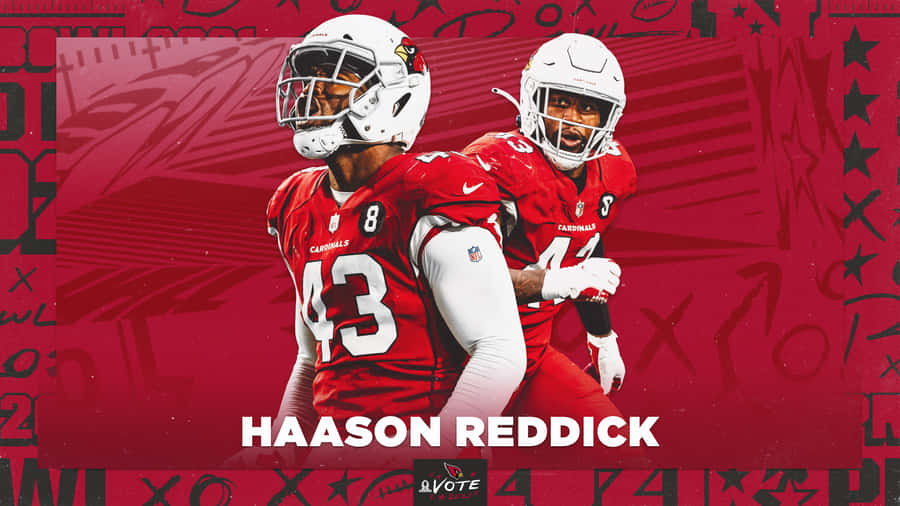 Haason Reddick Graphic Design Wallpaper