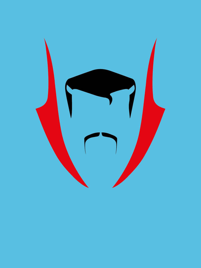 Hair And Cape Doctor Strange Minimalist Wallpaper
