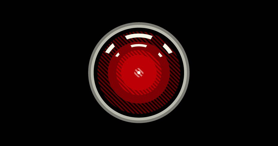 Hal 9000 Cartoon Red Eye Wallpaper