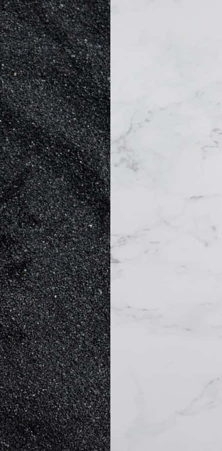 Half Black Half White Abstract Design Wallpaper