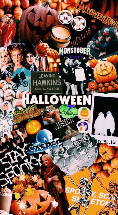 Halloweentown Comes Alive During The Spooky Season Wallpaper
