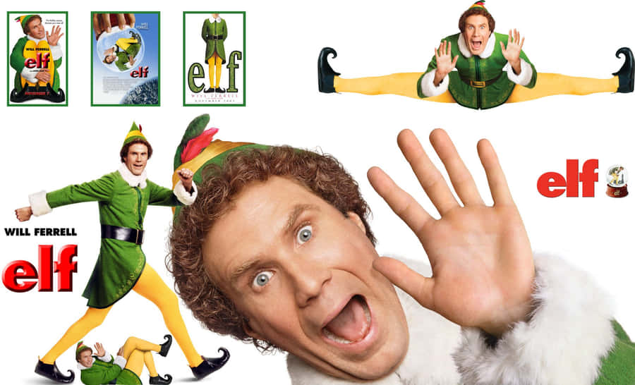 “happy Holidays From Buddy The Elf” Wallpaper