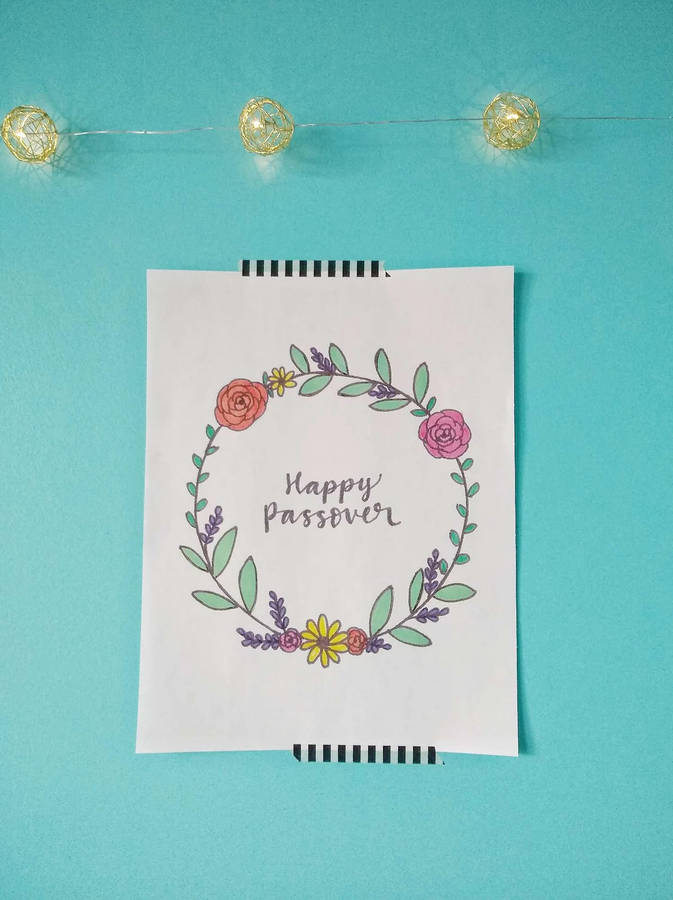 Happy Passover Poster Wallpaper
