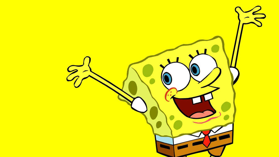 Happy Spongebob Wallpaper