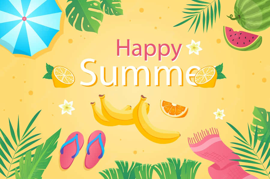 Happy Summer Fun Wallpaper
