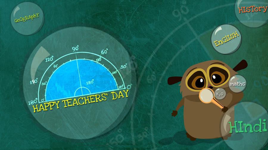 Happy Teachers' Day Tarsier Wallpaper