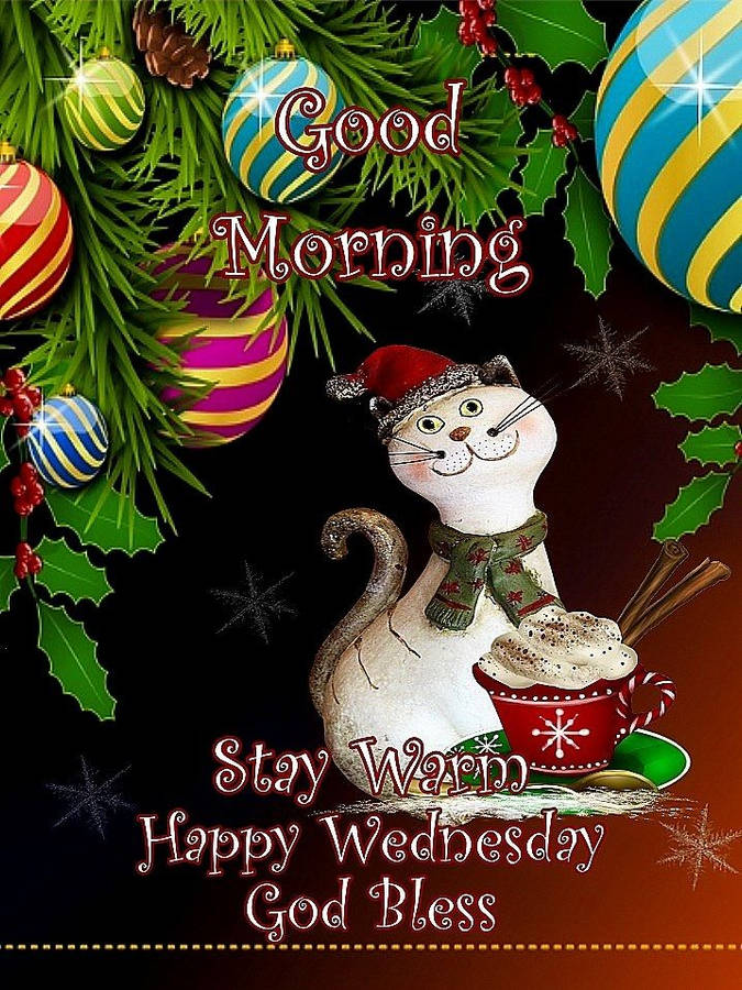 Happy Wednesday Christmas Greeting Wallpaper