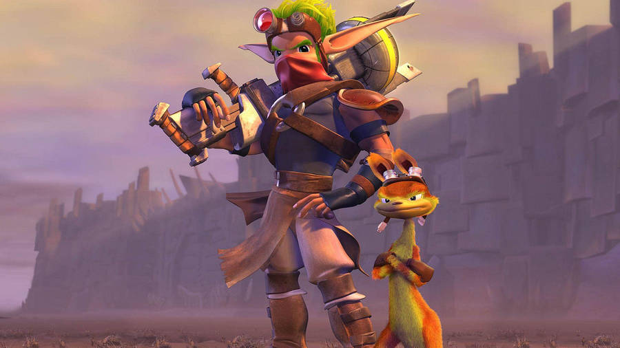 Hardcore Jak And Daxter Jak 2 Wallpaper