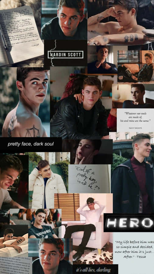 Hardin Scott In Aesthetic Template Wallpaper