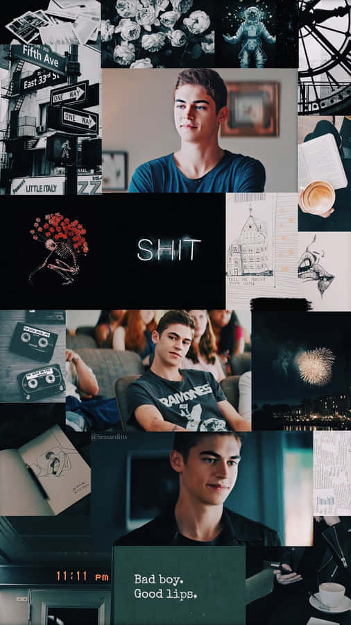 Hardin Scott Looking Intensely Into The Eyes Of The Viewer Wallpaper