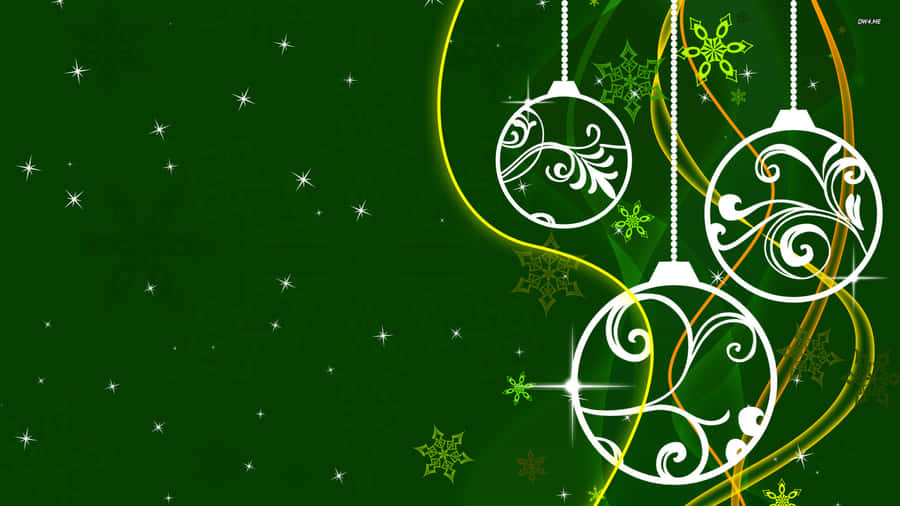 Have A Dark Green Christmas Wallpaper