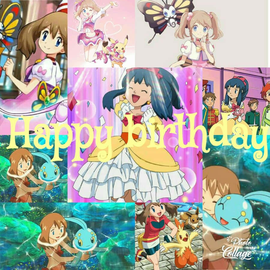 Have An Anime-style Happy Birthday Wallpaper