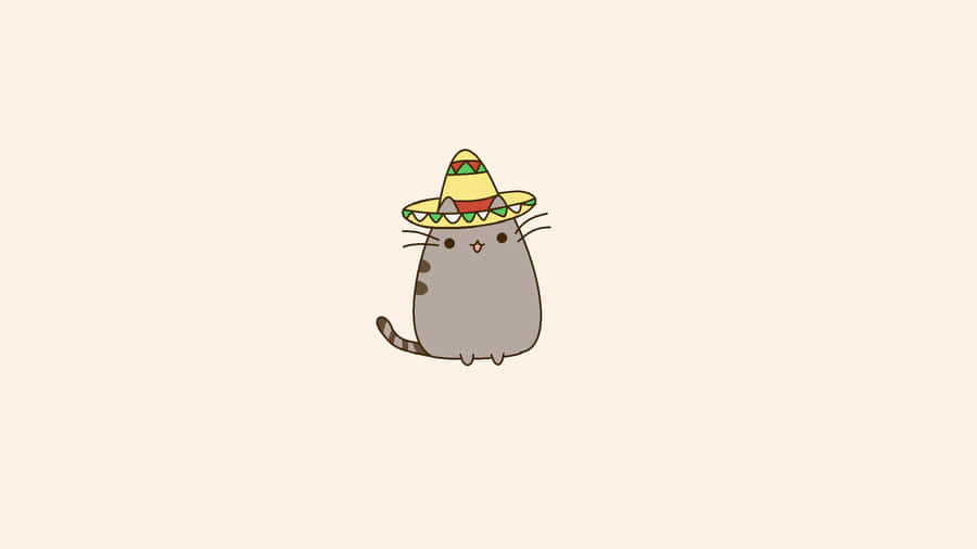 Have Fun While Working With Pusheen The Cat On Your Pc! Wallpaper