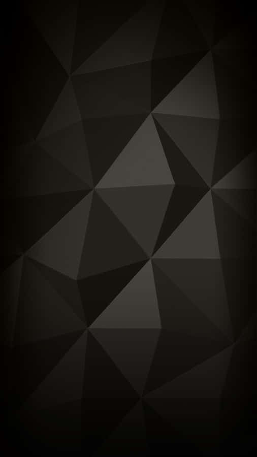 Hd Abstract Geometric Black Phone Wallpaper