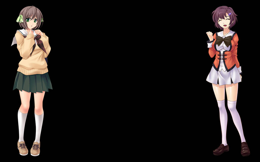 Hd Girls Hatsune And Kotomi Wallpaper