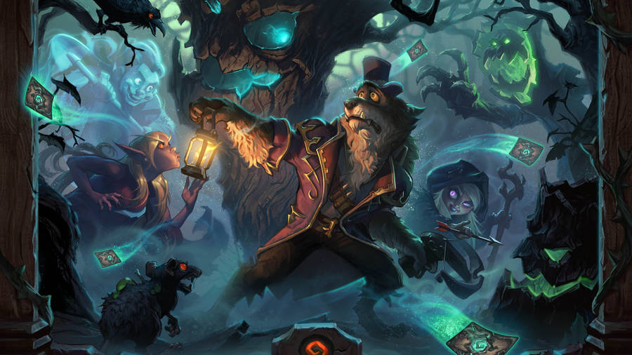 Hearthstone's The Witchwood 2560 X 1440 Wallpaper