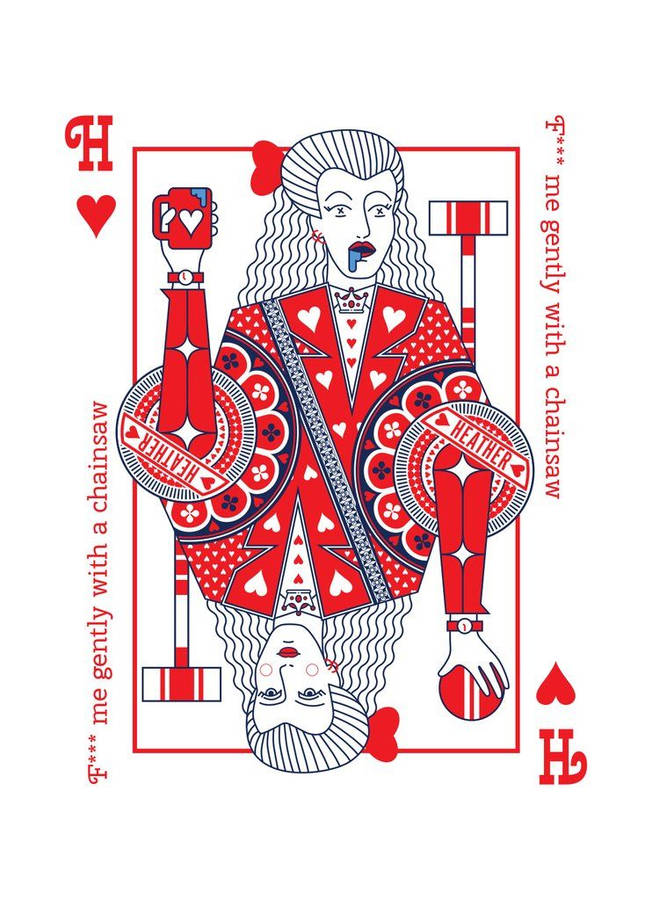 Heathers Queen Of Hearts Wallpaper