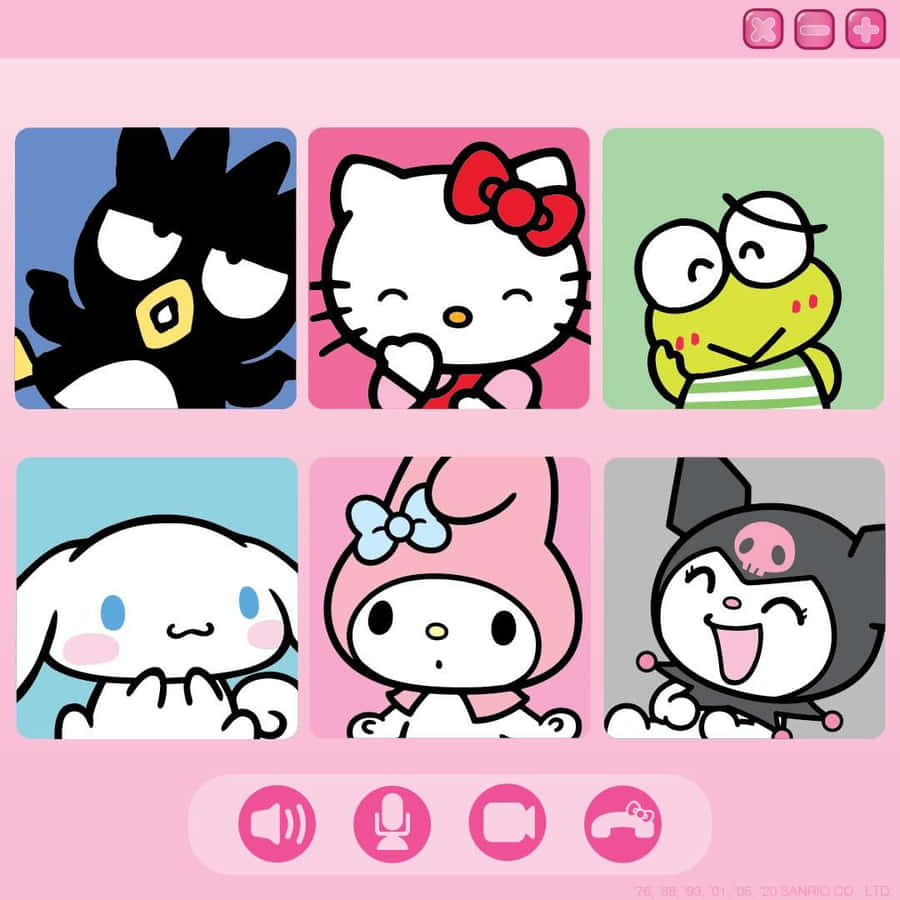 Hello Kitty And Friends Enjoying A Fun Day Together Wallpaper