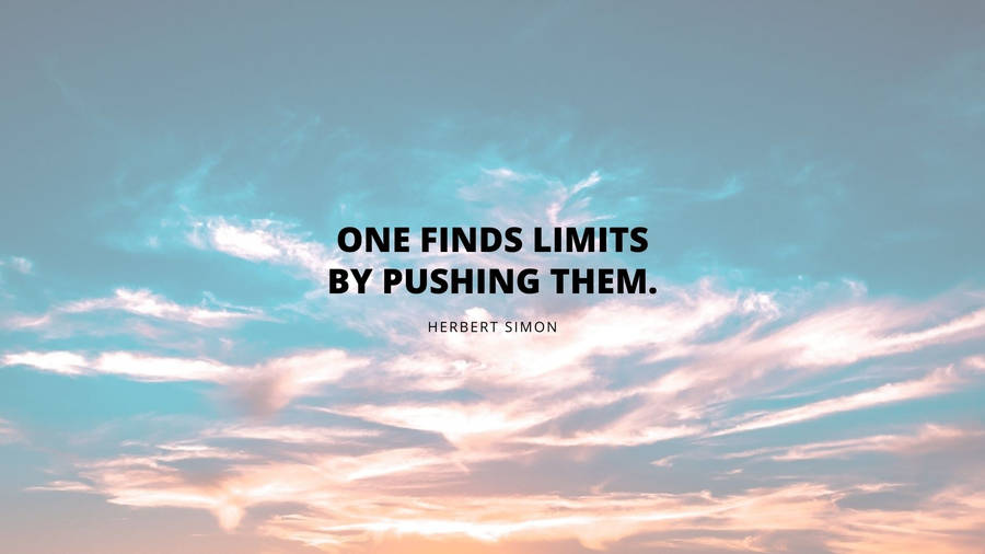 Herbert Simon's Motivational Aesthetic Desktop Wallpaper