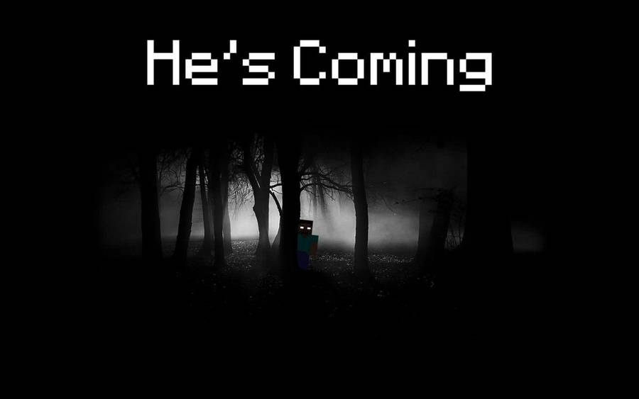 Herobrine Creepy Art Wallpaper