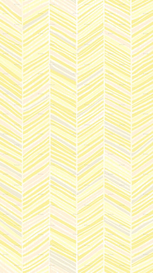 Herringbone Pastel Yellow Aesthetic Wallpaper